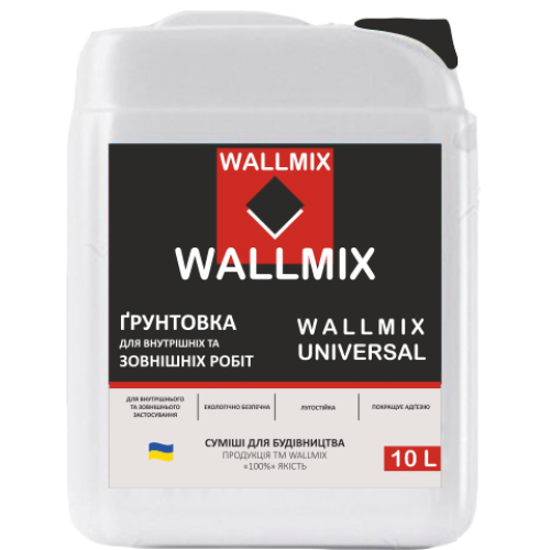Грунтовка Wallmix Universal Глибокого проникнення, 10 л